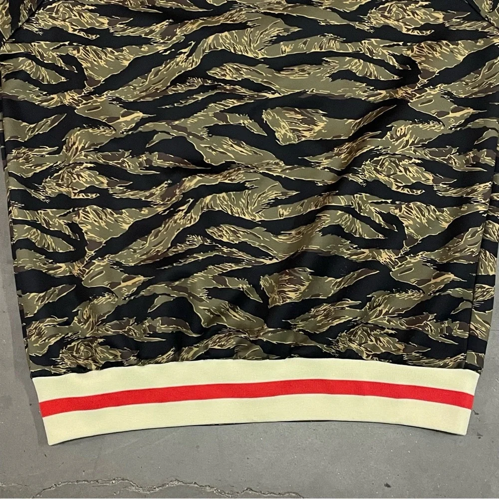 G-Style Streetwear Casual Tiger Camo Zip Track Jacket - Picture 8 of 9